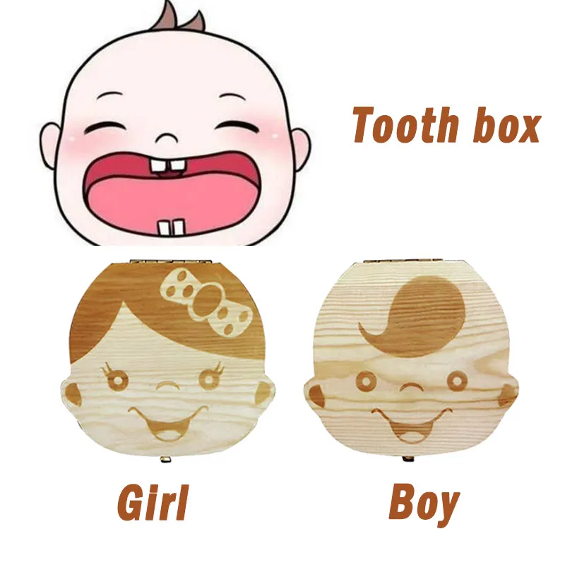 Baby Tooth Box Spanish/Dutch/F - đánh giá và giá Baby Products Storage Box