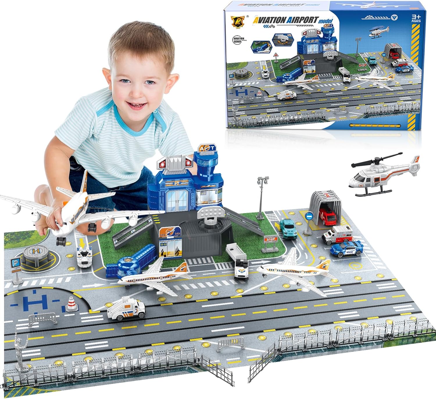 Children's Airport Scene Toy S - đánh giá và giá Play Mat