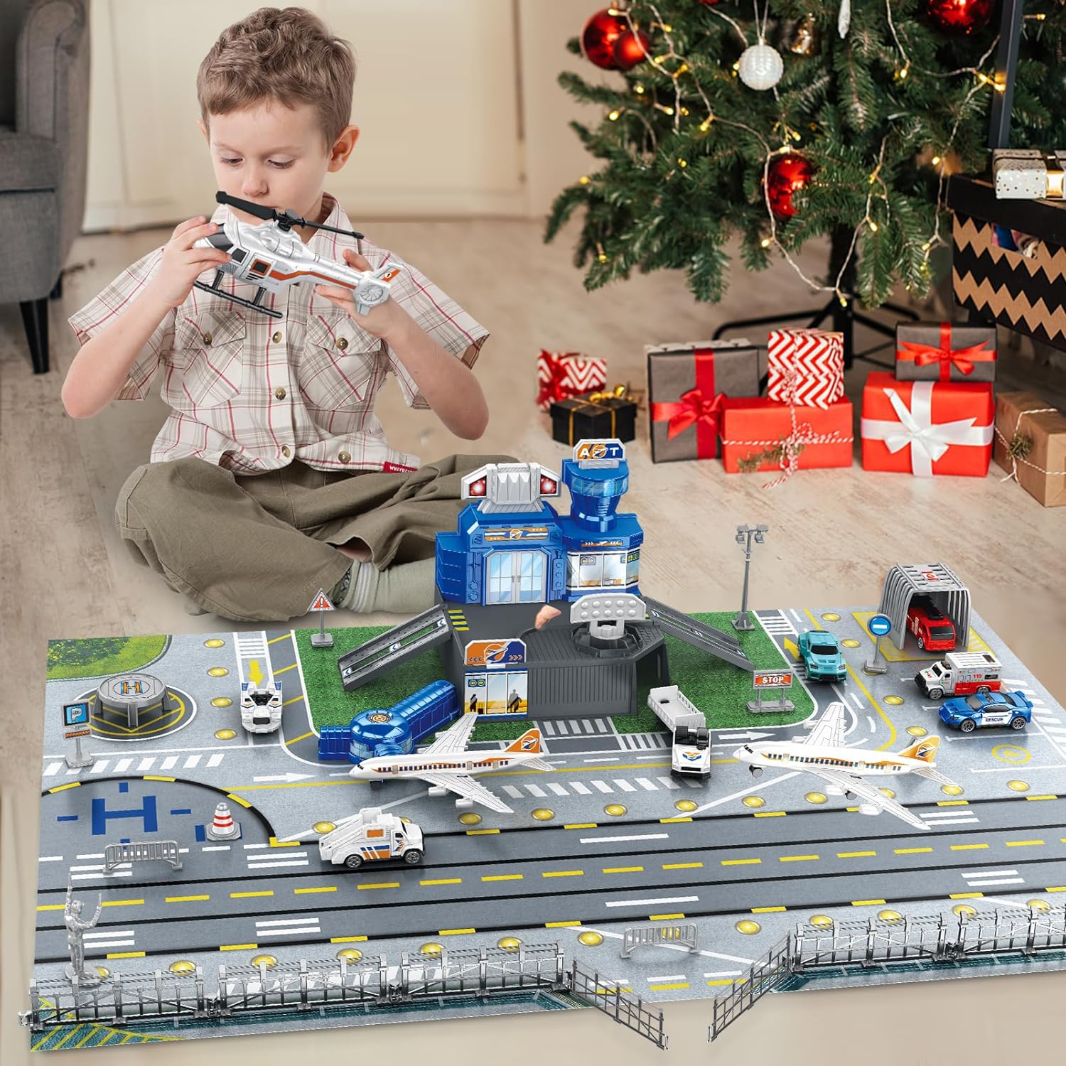 Children's Airport Scene Toy S - đánh giá và giá Play Mat