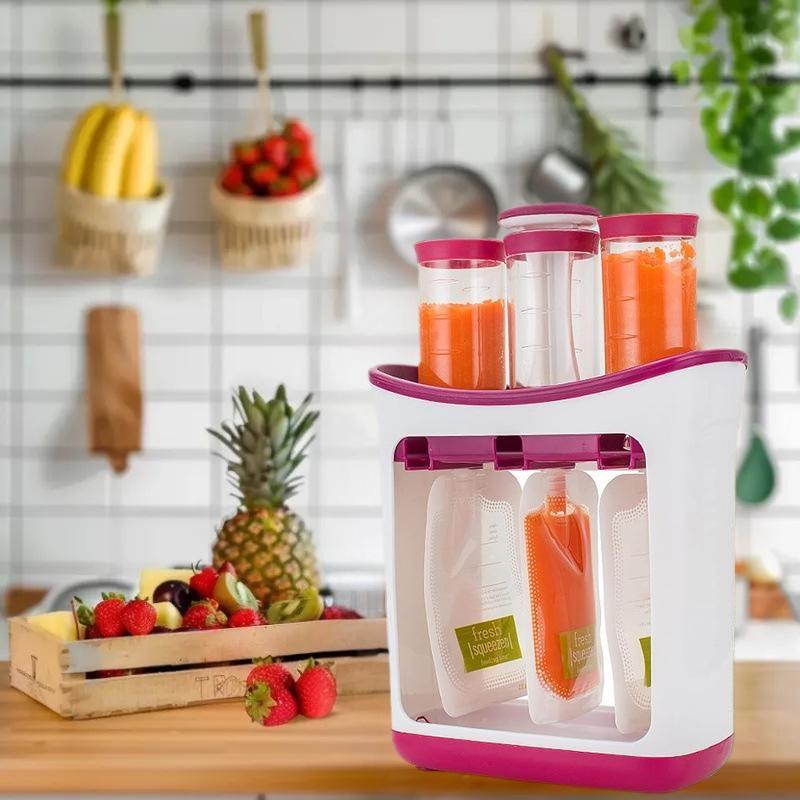 Puree Squeezer Complementary F - đánh giá và giá Baby Products Storage Box