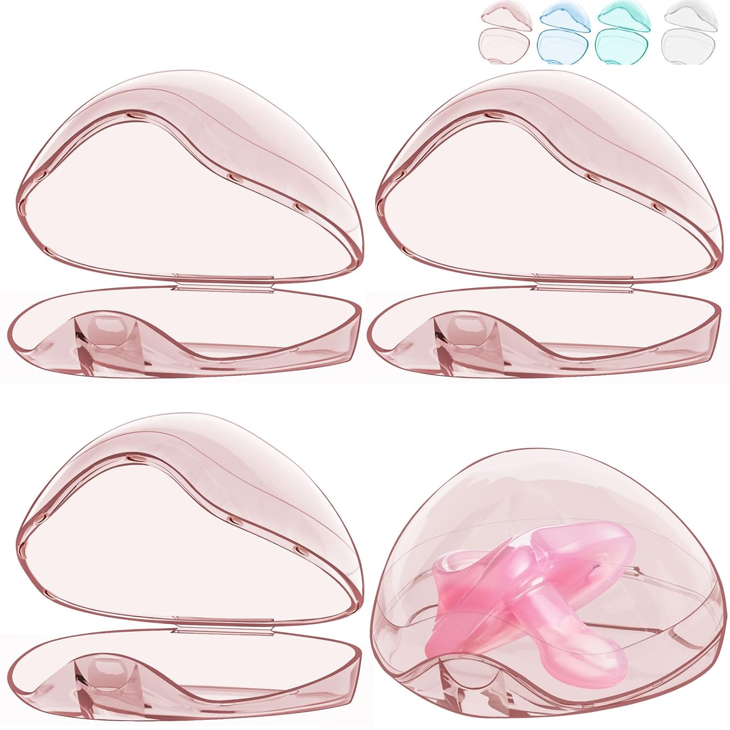 Pacifier Holder - 2/4 Pcs Trav - đánh giá và giá Baby Products Storage Box