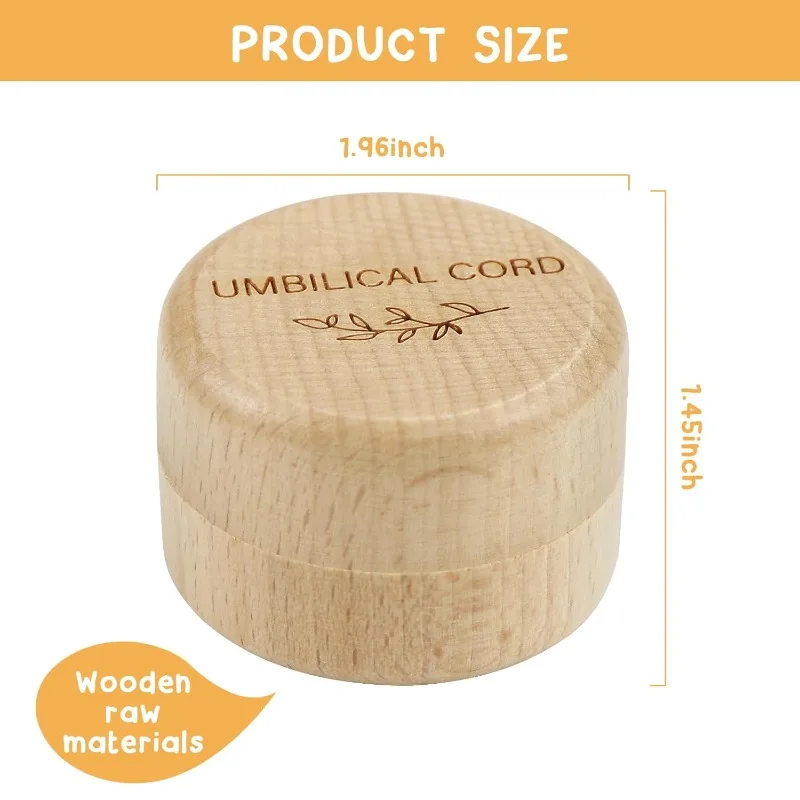 Wooden Baby Umbilical Cord Box - đánh giá và giá Baby Products Storage Box