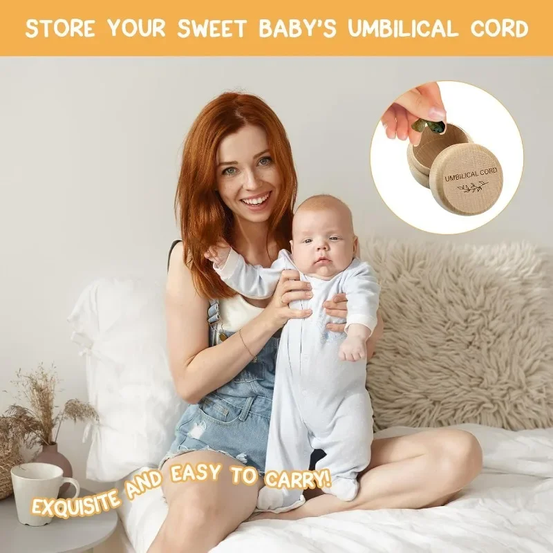 Wooden Baby Umbilical Cord Box - đánh giá và giá Baby Products Storage Box