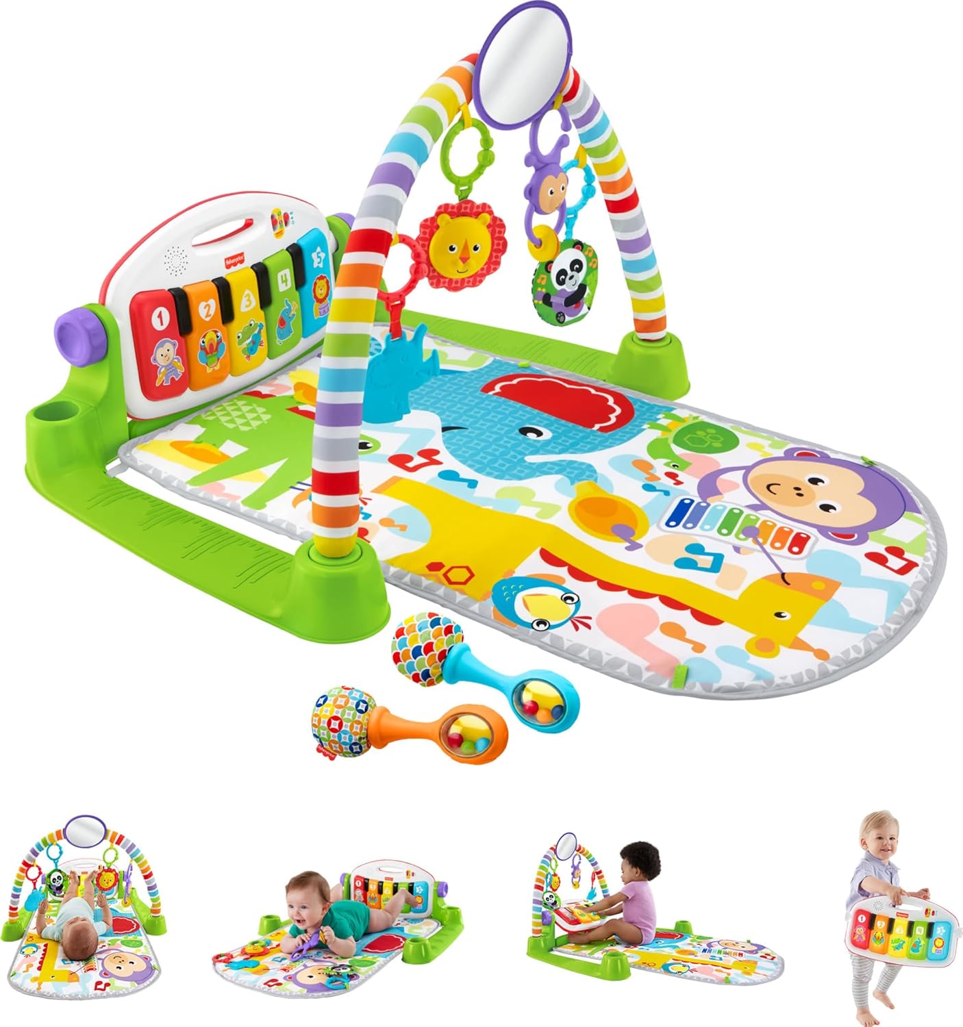 Deluxe Kick & Play Piano Gym w - đánh giá và giá Play Mat