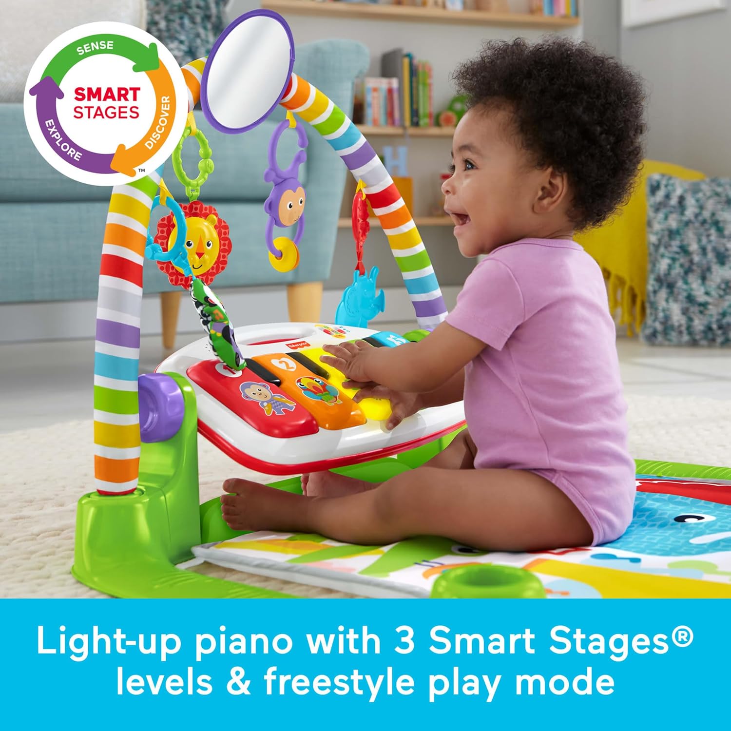 Deluxe Kick & Play Piano Gym w - đánh giá và giá Play Mat