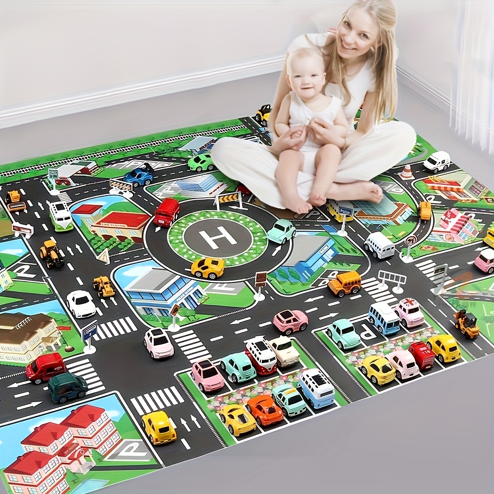 1pc, City Traffic Play Mat, La - đánh giá và giá Play Mat