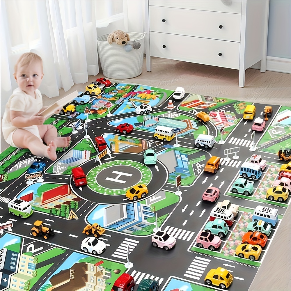 1pc, City Traffic Play Mat, La - đánh giá và giá Play Mat