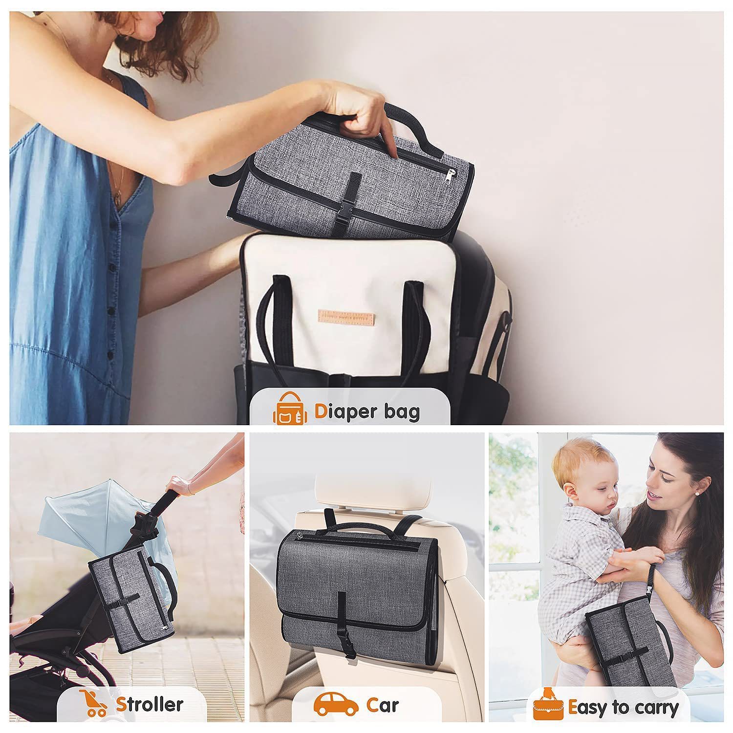 Foldable Baby Diaper Changing  - đánh giá và giá Diaper Changing Mat