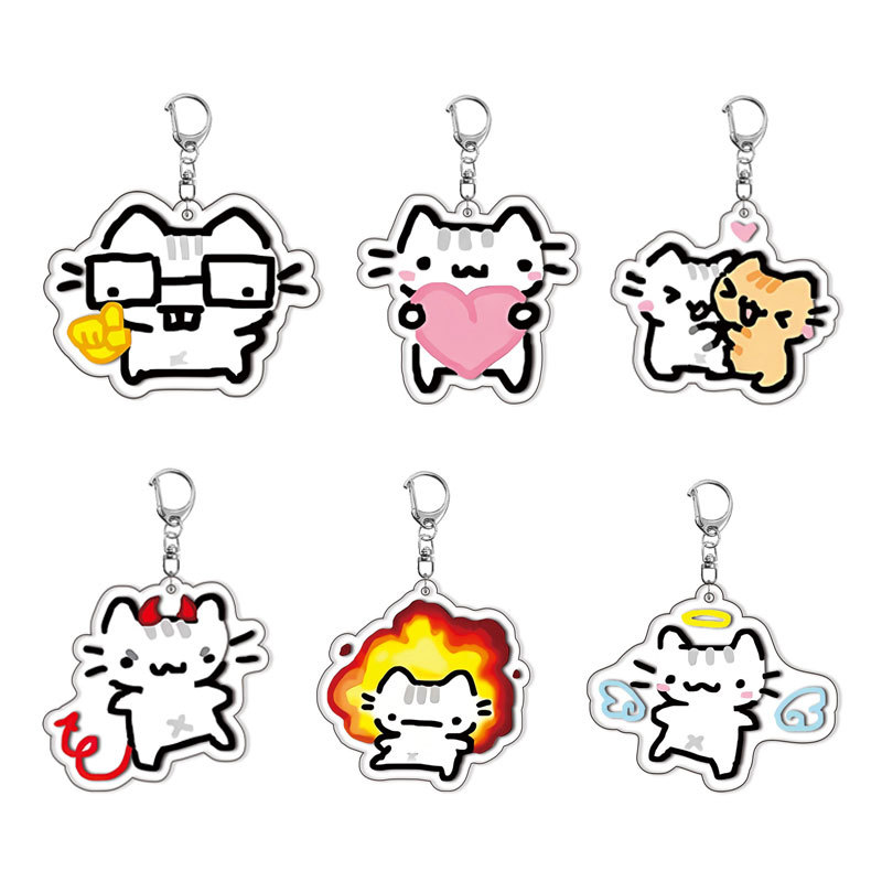 Cat Kitten Keychain Acrylic Lo - đánh giá và giá Baby Products With Zinc
